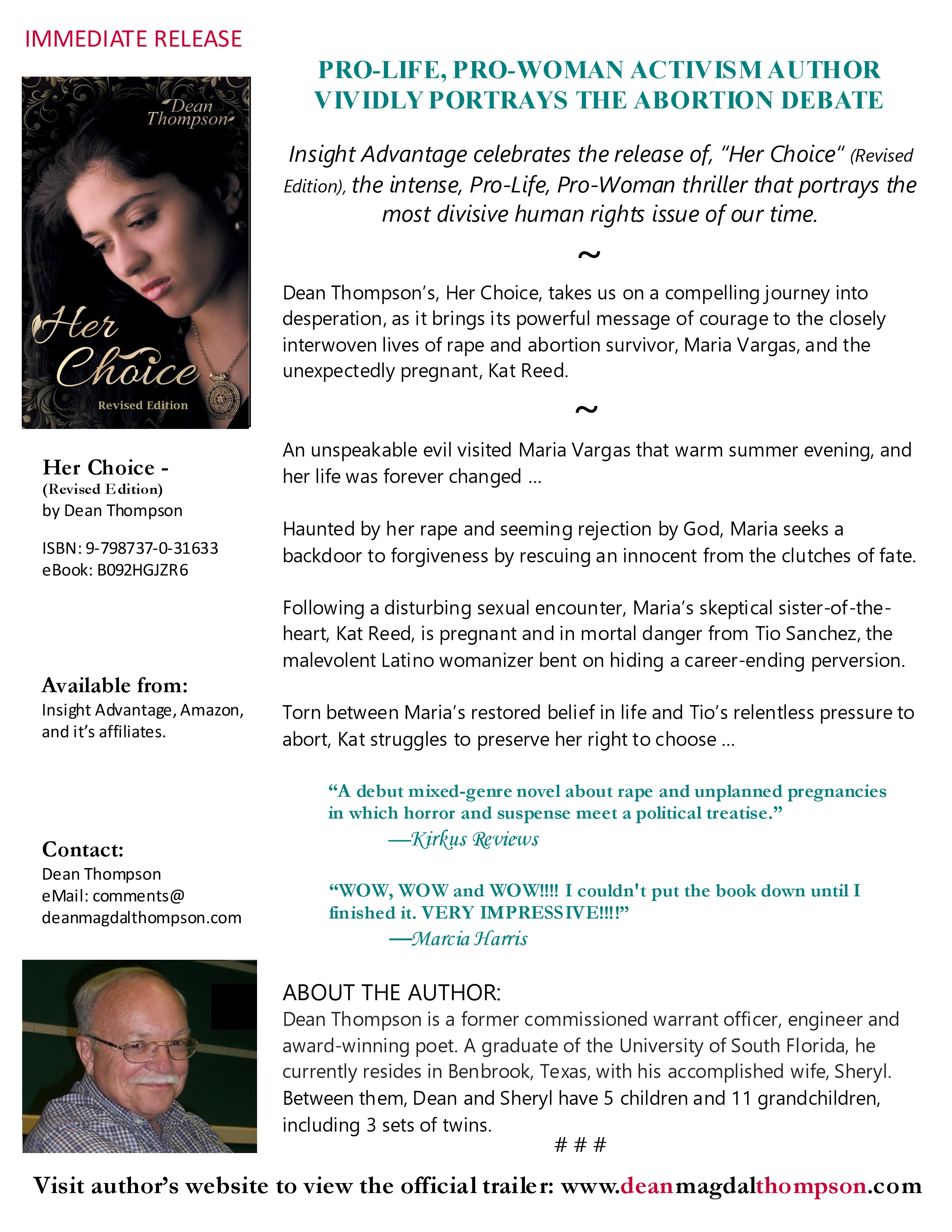 Her Choice Press Release.